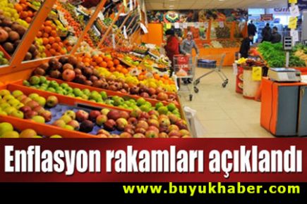 Enflasyon rakamları açıklandı