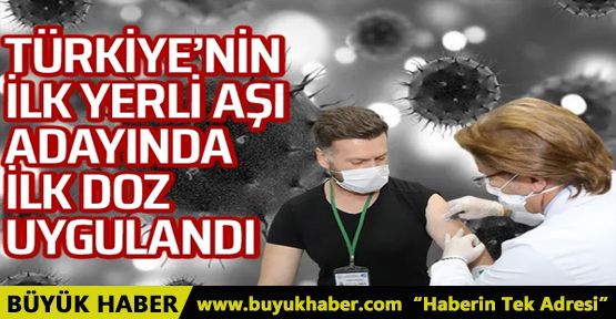 Erciyes Üniversitesinde geliştirilen Kovid-19 aşı adayında ilk doz uygulandı