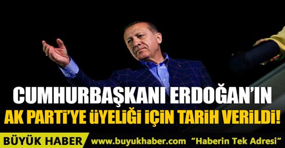 Erdoğan AK Parti'ye ne zaman üye olacak? Bozdağ açıkladı!