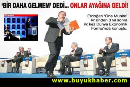 Erdoğan, Dünya Ekonomi Forumu'nda konuştu