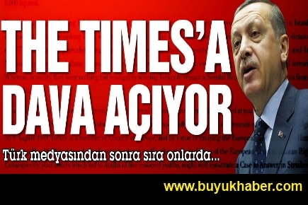 Erdoğan dünya medya devini dava ediyor!