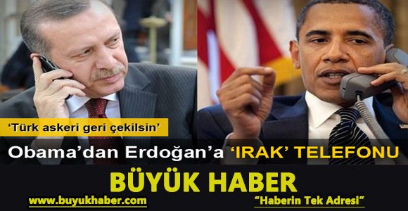 Erdoğan ile Obama telefonda görüştü