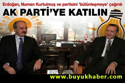 Erdoğan, Kurtulmuş'a 'Bize katılın' davetinde bulundu