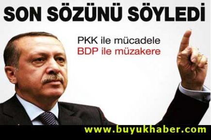 Erdoğan: PKK ile masaya oturmayız