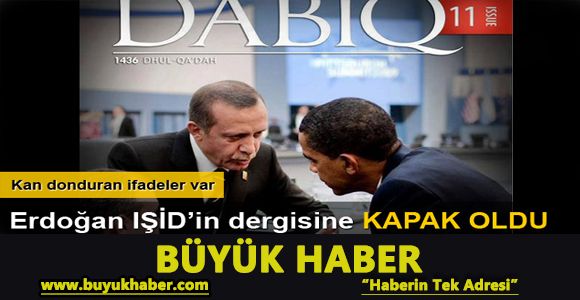 Erdoğan ve Obama IŞİD'in dergisi Dabıq'ın kapağında