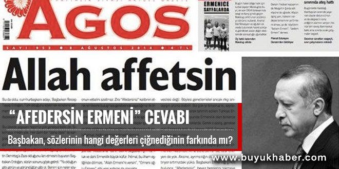 Erdoğan'a Ermeniler'den cevap 