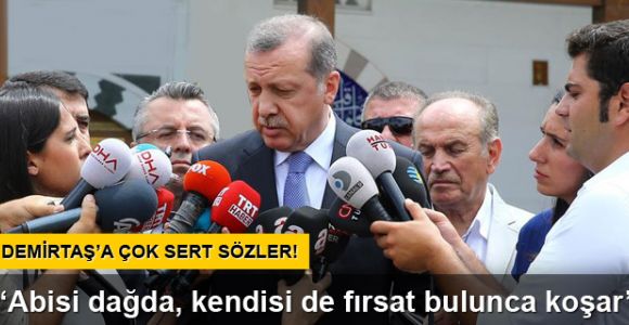 Erdoğan'dan Çin'de Demirtaş'a sert sözler