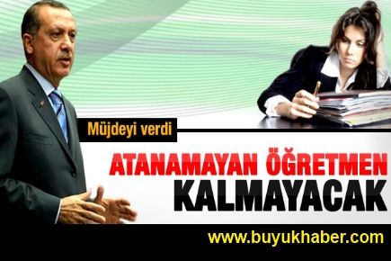 Erdoğan'dan öğretmen adaylarına müjde