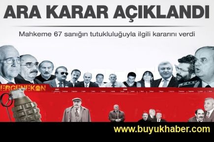 Ergenekon duruşmasında mahkeme kararı açıkladı