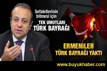 Erivan'da Türk bayrağı yakılmasına Egemen Bağış'tan tepki