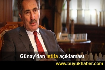 Ertuğrul Günay'dan istifa açıklaması