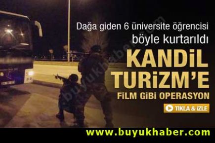 Erzincan'da Kandil Turizm operasyonu