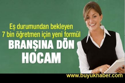 Eş durumundan bekleyenler için yeni formül