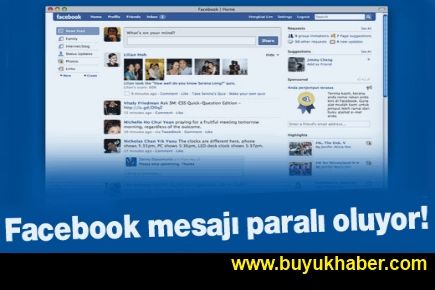 Facebook'ta özel mesajlar paralı oluyor