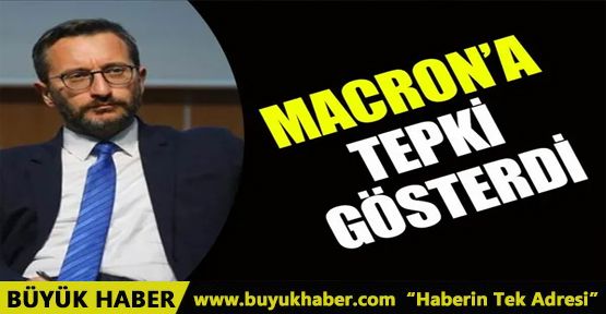 Fahrettin Altun'dan Macron'a tepki