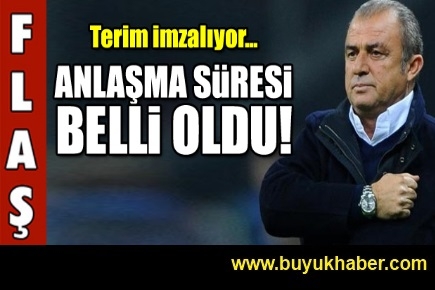 Fatih Terim imzayı atıyor