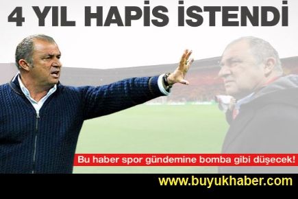 Fatih Terim'e hapis cezası istemi