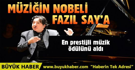 Fazıl Say, Uluslararası Beethoven Ödülü'nü aldı