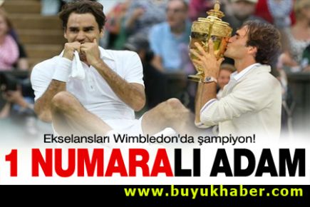 Federer hem şampiyon hem 1 numara!