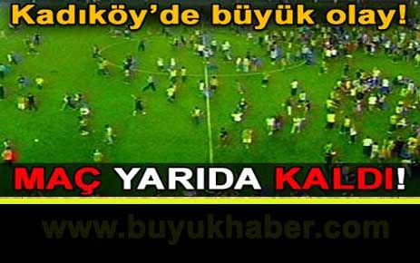 Fenerbahçe - S.Donetsk maçı yarıda kaldı.