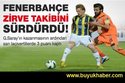 Fenerbahçe zirve takibini sürdürdü