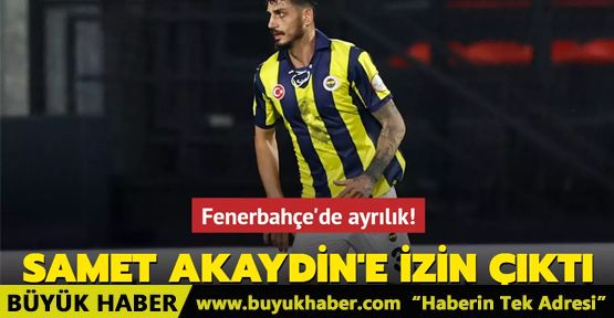 Fenerbahçe'de ayrılık