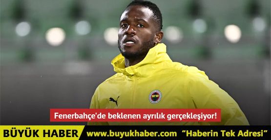 Fenerbahçe'de beklenen ayrılık gerçekleşiyor