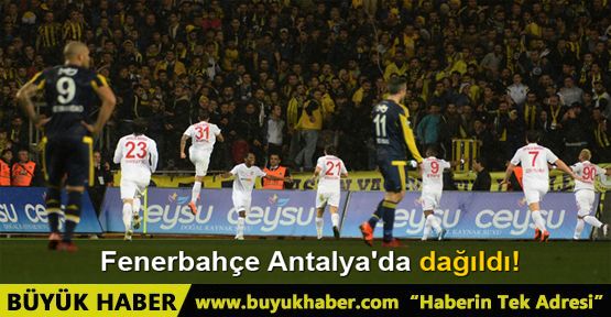 Fenerbahçe'ye Antalyaspor darbesi