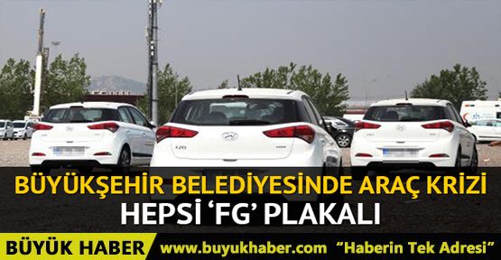 FG plakalı otomobiller otoparka çekildi