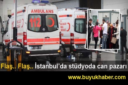 Film stüdyosunda platform çöktü