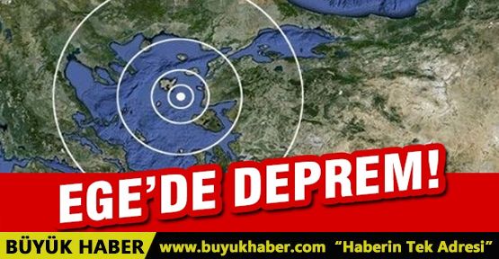 #Flaş! Ege'de deprem!