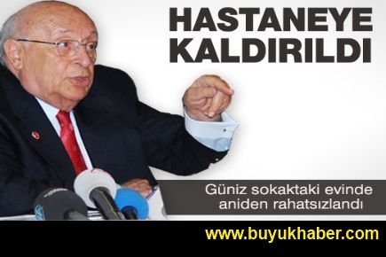 FLAŞ...DEMİREL HASTANEYE KALDIRILDI