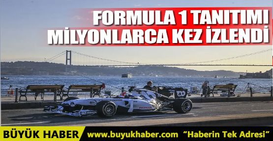 Formula 1 tanıtım videosu milyonlarca kez izlendi