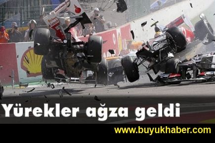 Formula 1'de feci kaza!..