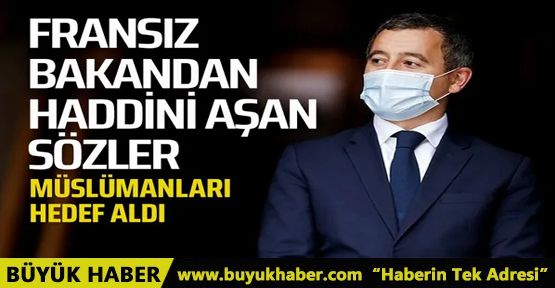 Fransa İçişleri Bakanı Darmanin'den haddini aşan sözler! Hz. Muhammed'e hakaret içerikli karikatürleri