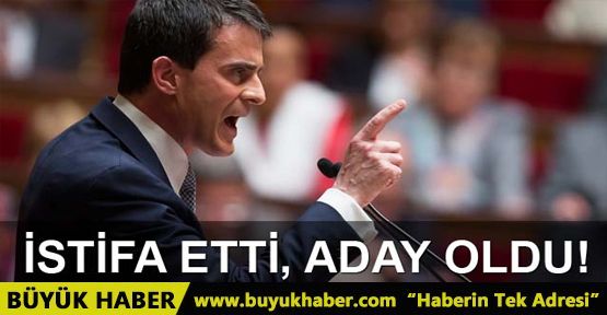 Fransa'da Başbakan Valls, cumhurbaşkanlığı yarışı için aday