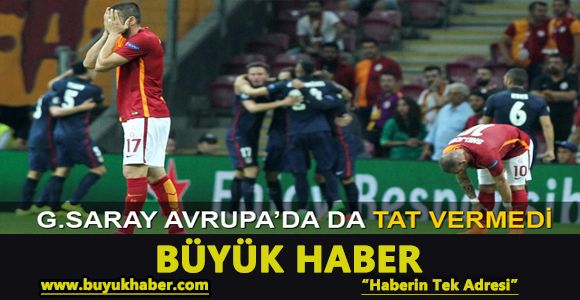 Galatasaray Avrupa'da da tat vermedi