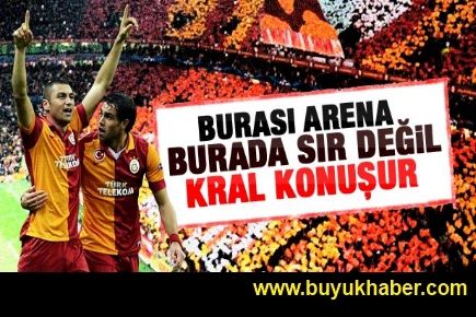 Galatasaray evinde Burak'la güldü