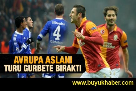 Galatasaray Schalke'yi yıkamadı
