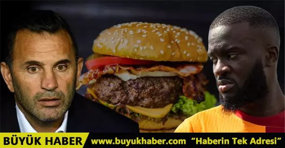 Galatasaray'da 'hamburger' krizi!