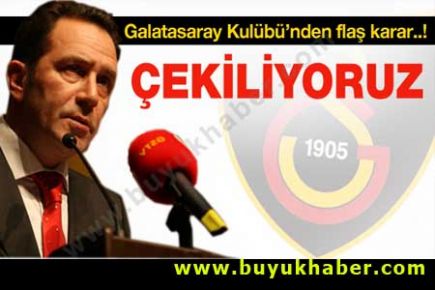 Galatasaray'dan flaş karar!