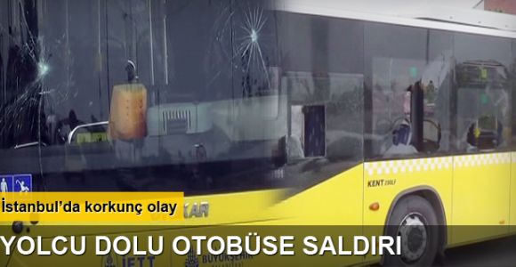 Gazi Mahallesi'nde İETT otobüsüne taşlı saldırı