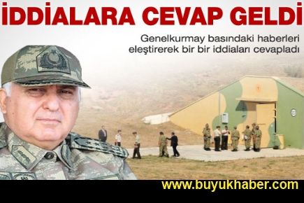Genelkurmay, patlamayla ilgili iddialara cevap verdi