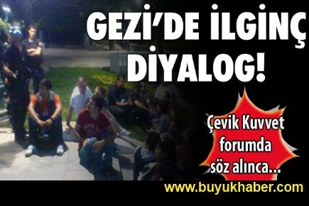 Gezi Parkı formunda ilginç diyalog