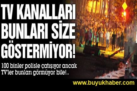Gezi Parkı On binler Taksim'i kuşattı