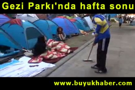 Gezi Parkı'nda hafta sonu