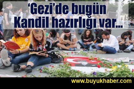 Gezi Parkı'nda Kandil hazırlıkları