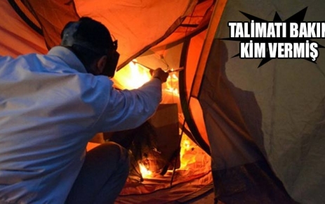 Gezi'de çadırları yakma talimatı o isimden