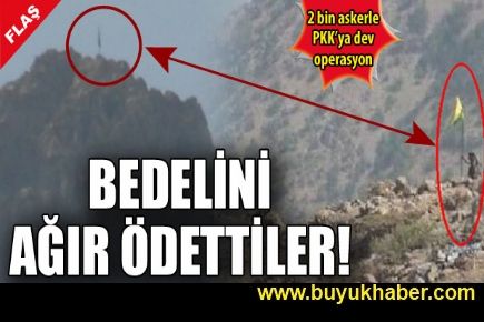 Goman Dağı'nda büyük operasyon, ay-yıldızlı bayrak zirvede!