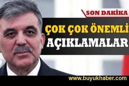 Gül: Proje askıya alındı